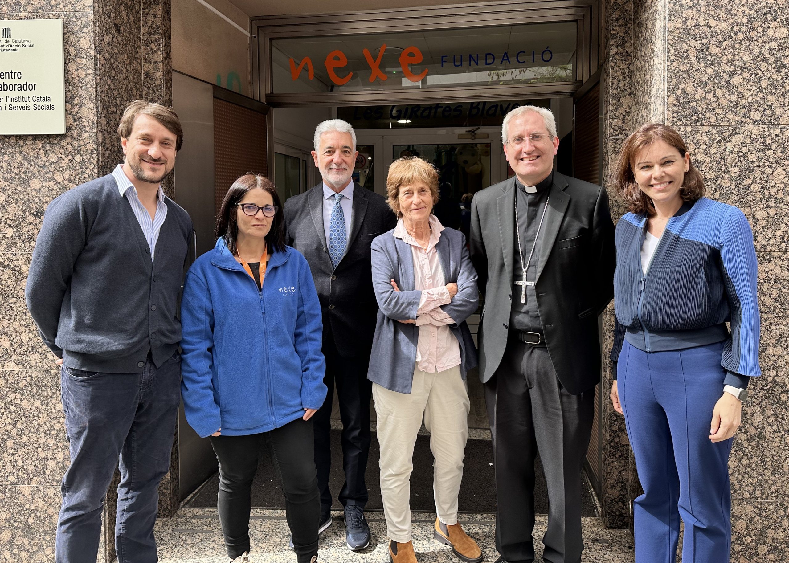 Nexe Fundació rep la visita del Bisbe auxiliar de Barcelona
